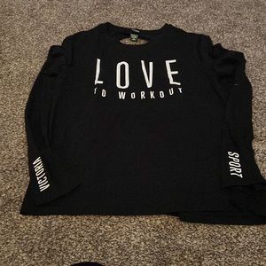 Victoria secret sport open back top